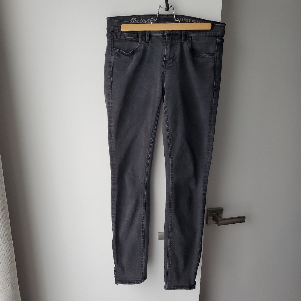 Madewell Skinny Skinny Ankle Black Jeans